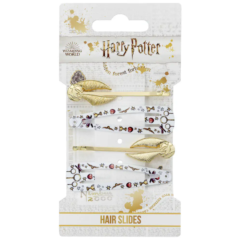 Harry Potter Golden Snitch Pack mit 4 Haarspangen Produktfoto