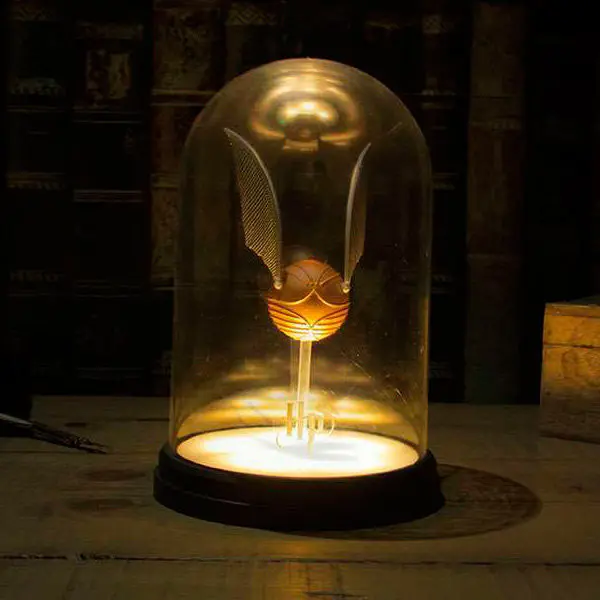 Harry Potter Glockenglas Lampe Golden Snitch 20 cm Produktfoto