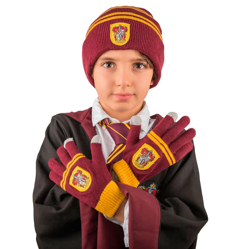 Harry Potter Kids Beanie & Handschuhe Set Gryffindor termékfotó