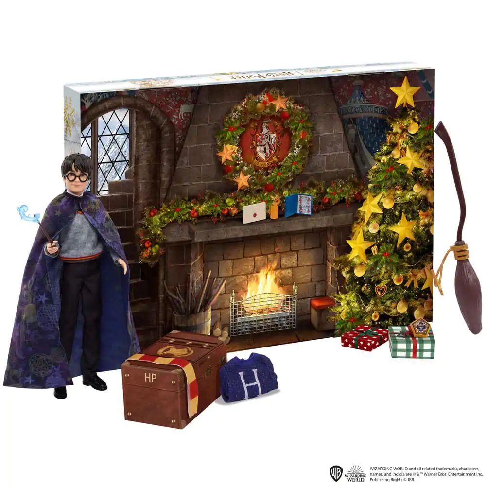 Harry Potter Puppe mit Adventskalender Gryffindor Produktfoto