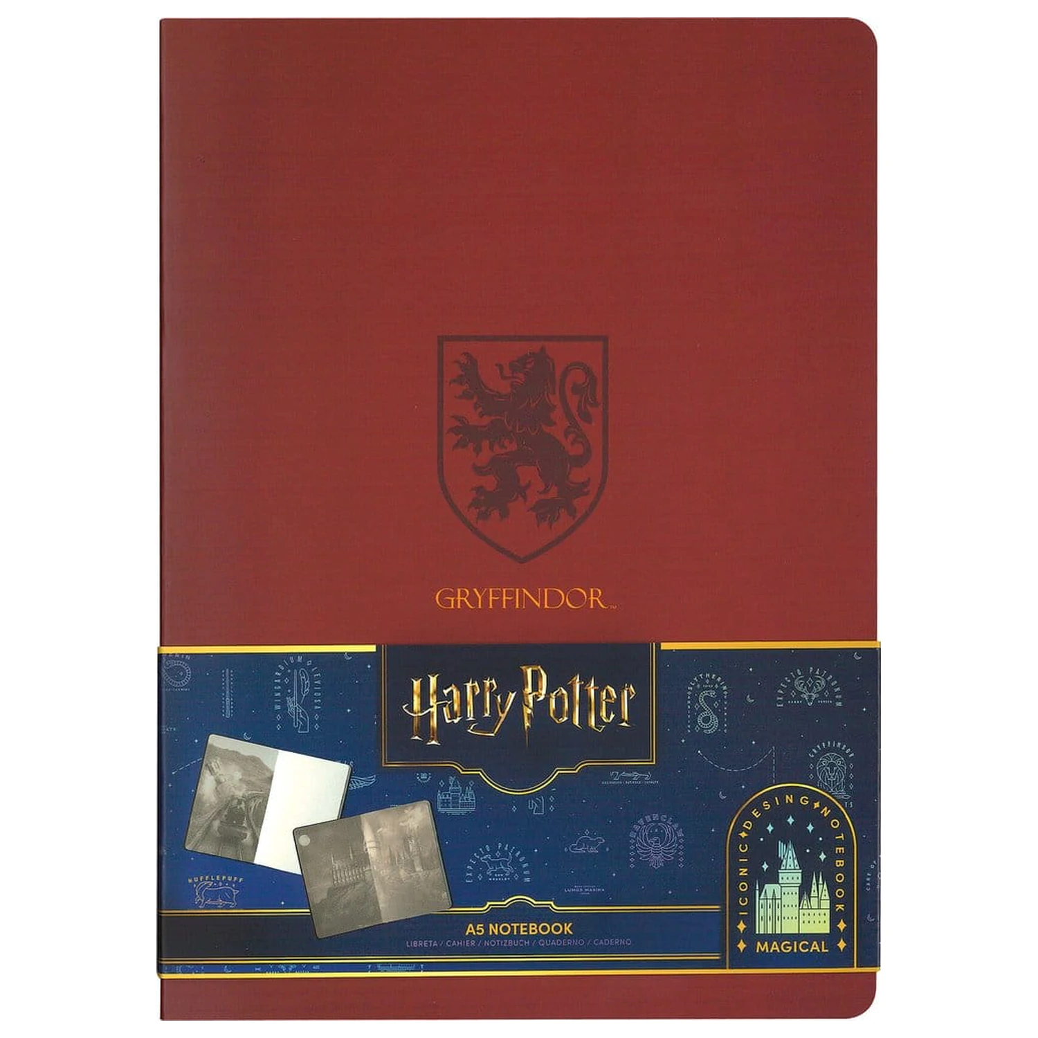 Harry Potter Notizbuch mit weichem Einband Gryffindor 21 cm Produktfoto