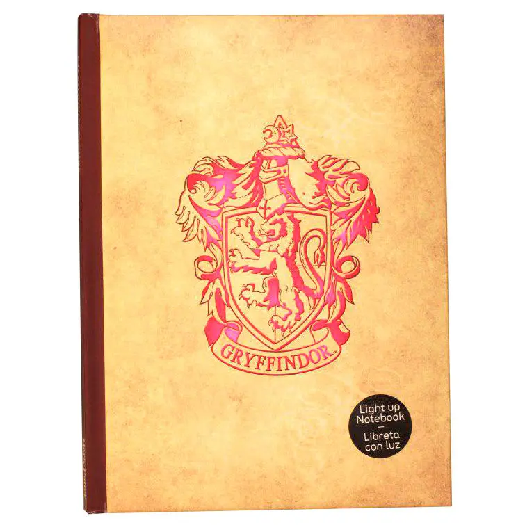 Harry Potter Gryffindor Notizbuch mit Licht Produktfoto