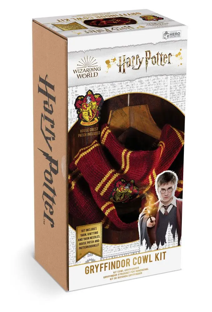Harry Potter Strick Set Infinity Schal Gryffindor Produktfoto
