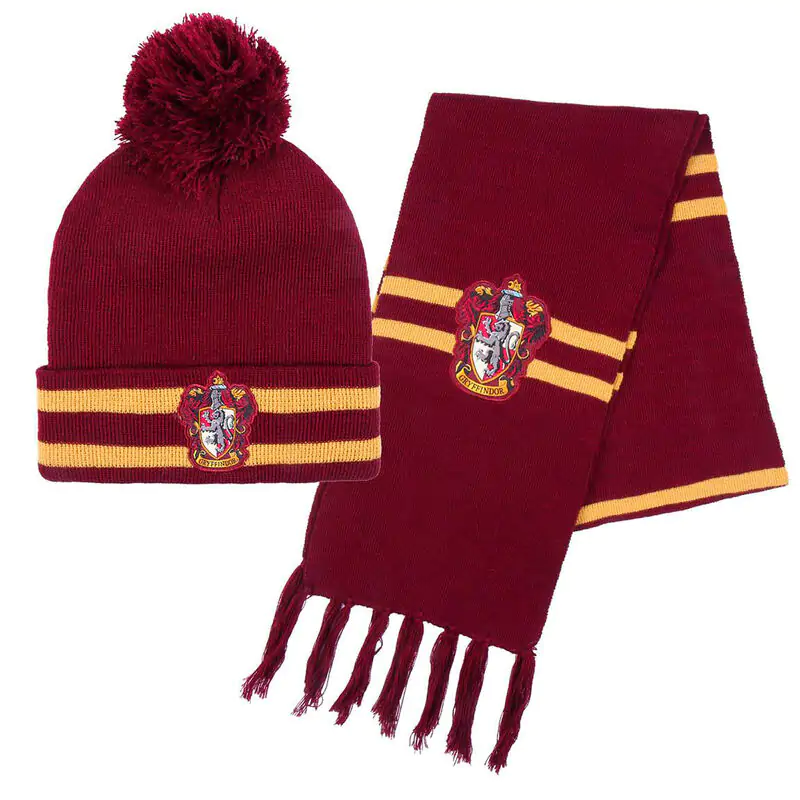 Harry Potter Gryffindor Set aus Mütze und Schal termékfotó