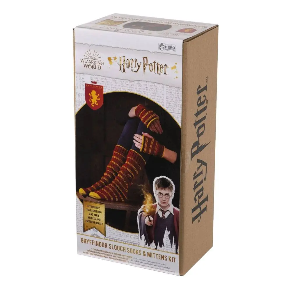 Harry Potter Strick Set Haussocken und Fäustlinge Gryffindor Produktfoto