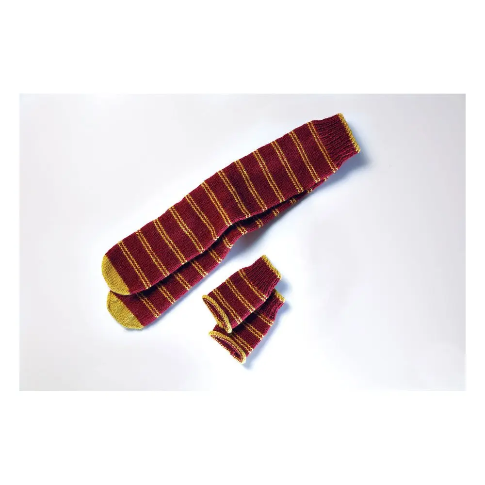Harry Potter Strick Set Haussocken und Fäustlinge Gryffindor Produktfoto