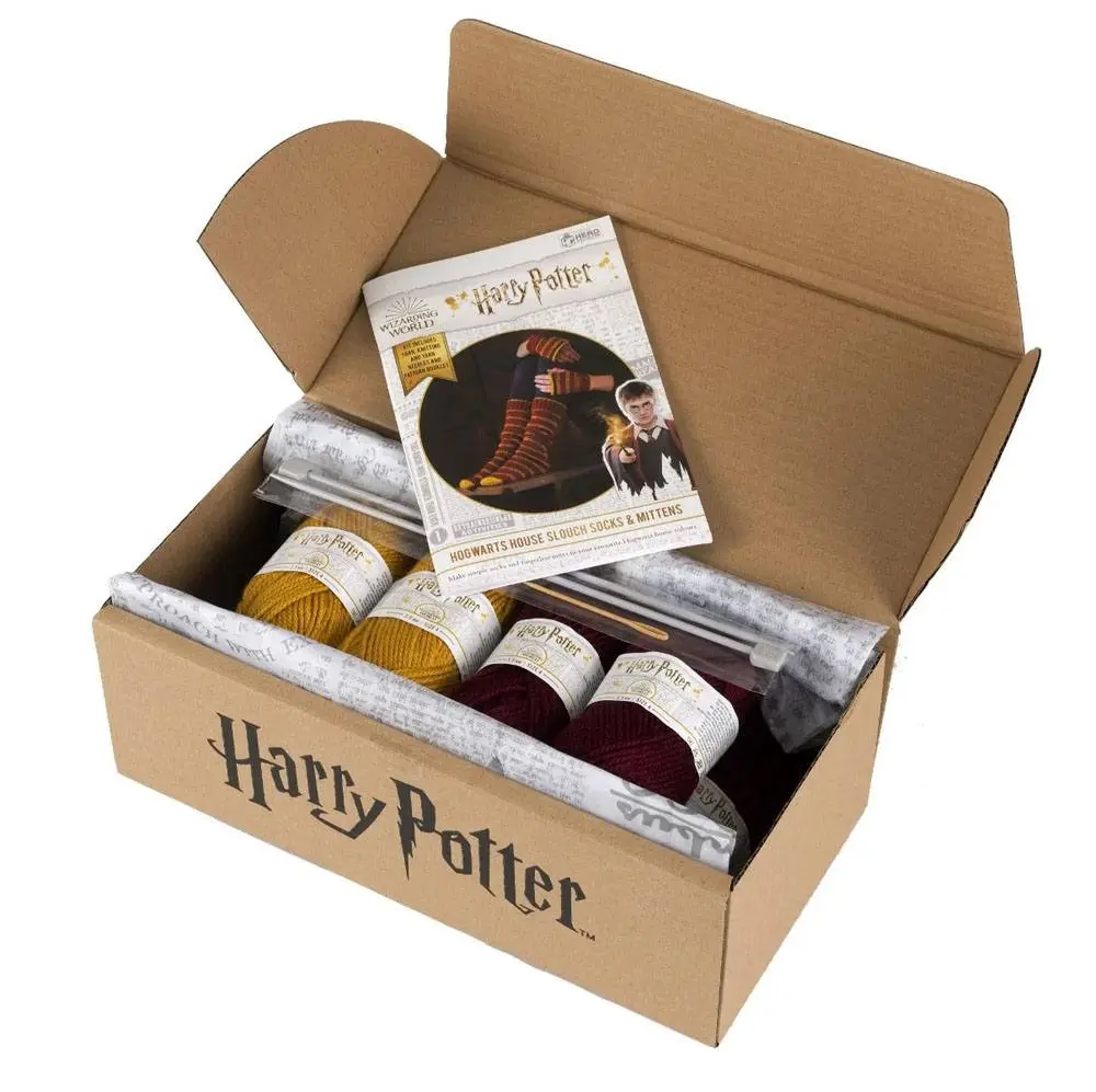 Harry Potter Strick Set Haussocken und Fäustlinge Gryffindor Produktfoto