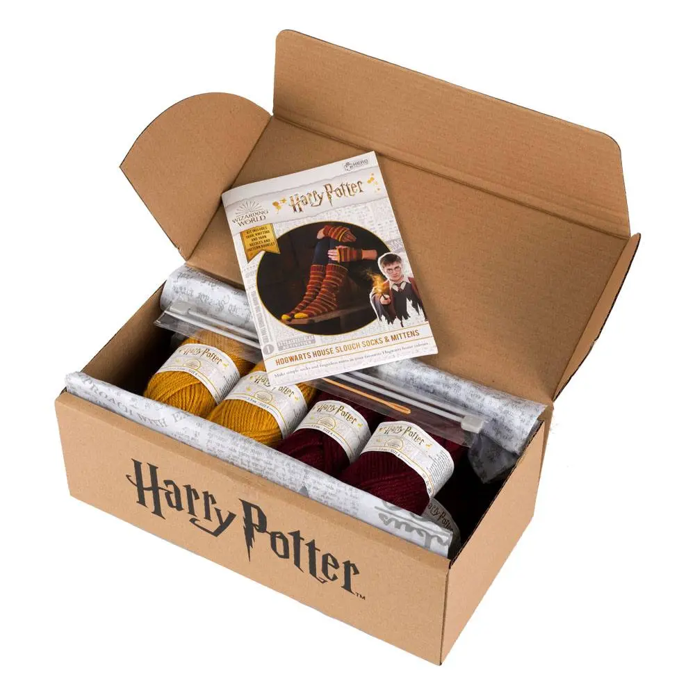 Harry Potter Strick Set Haussocken und Fäustlinge Gryffindor Produktfoto