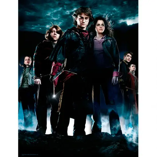 Harry Potter Group Glasposter Produktfoto