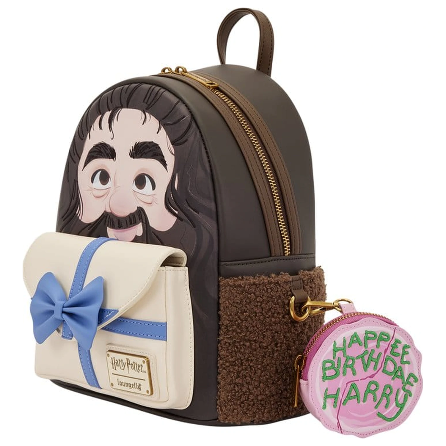 Harry Potter by Loungefly Mini Rucksack mit Münzbeutel Hagrid Birthday Cake Produktfoto