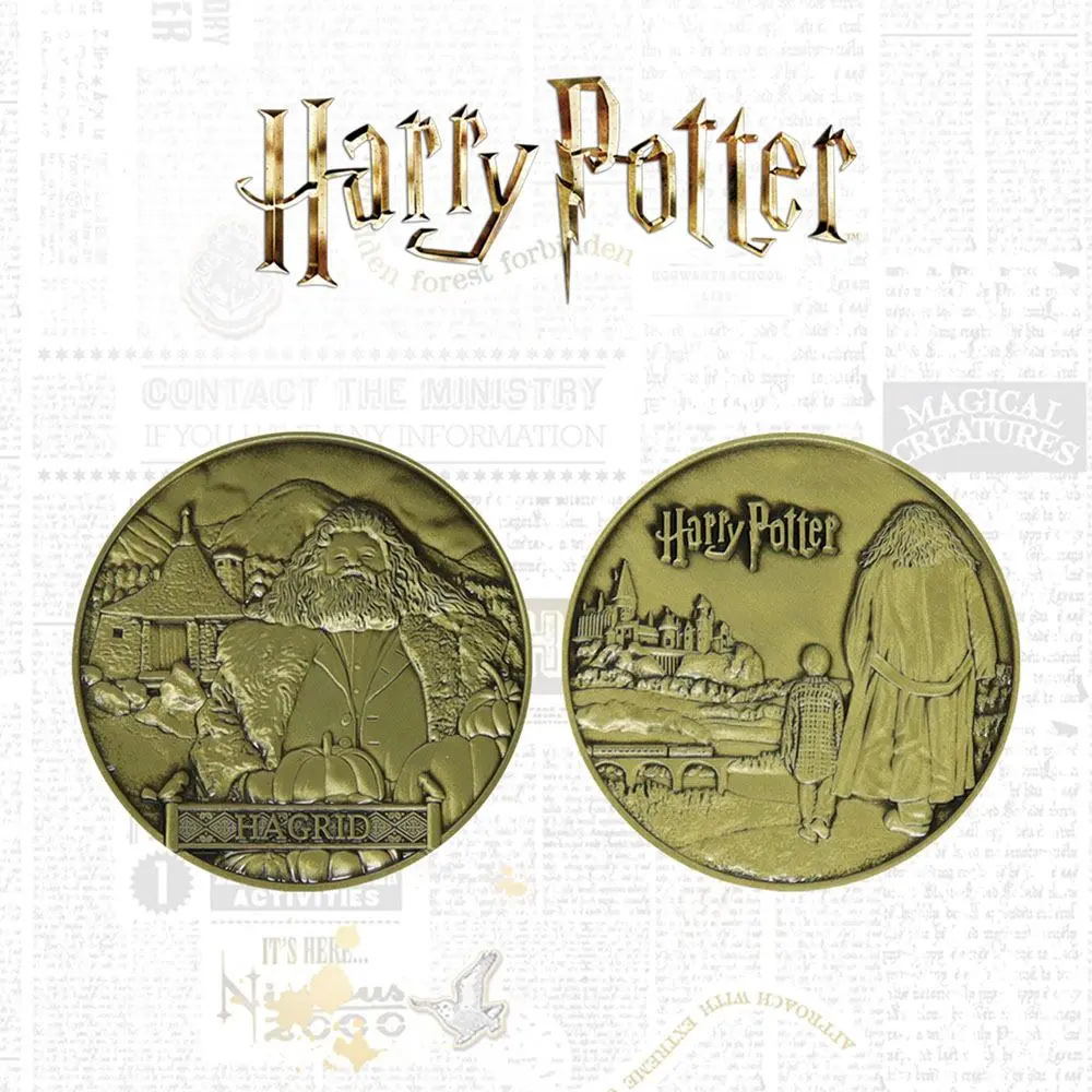 Harry Potter Sammelmünze Hagrid Limited Edition Produktfoto