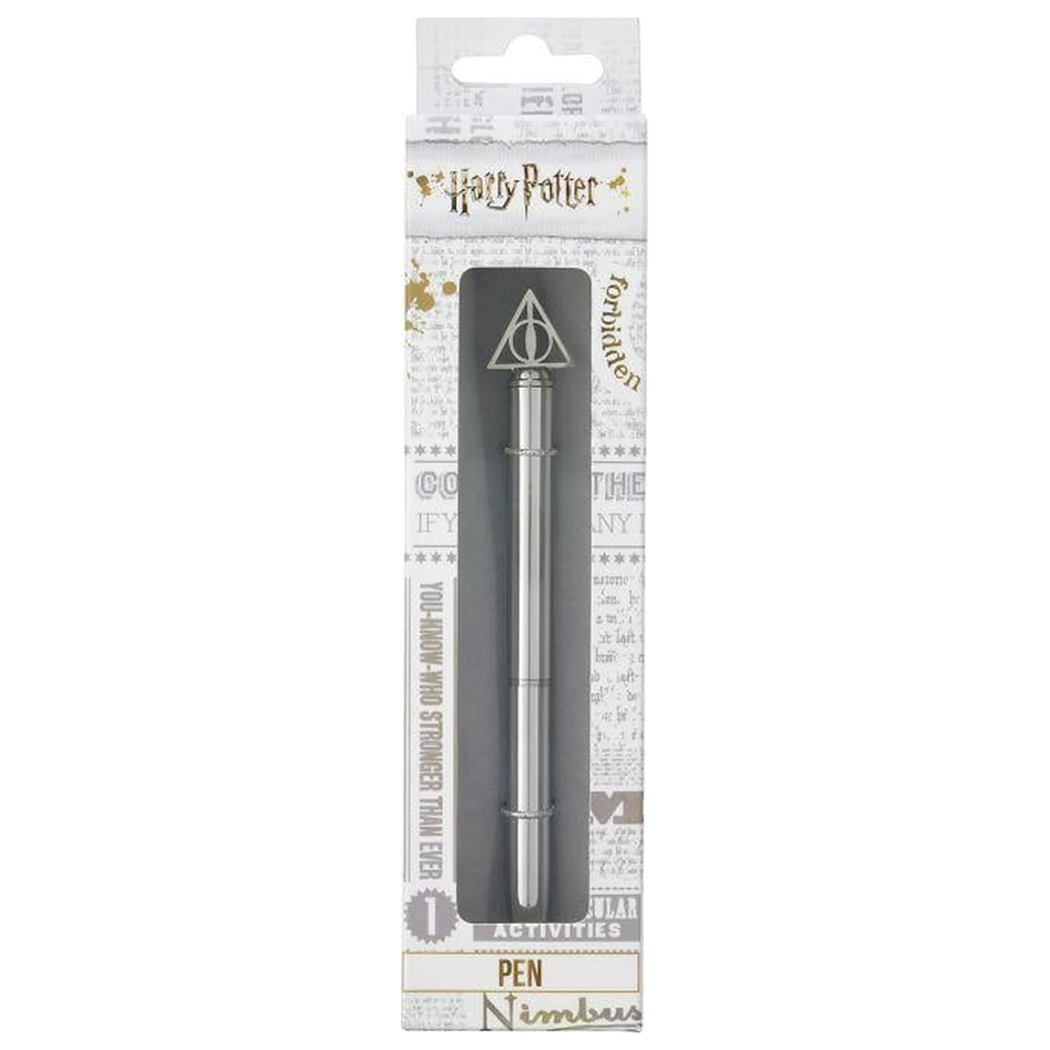 Harry Potter Metallic Kugelschreiber mit 3D Anhänger Heligtümer des Todes Produktfoto