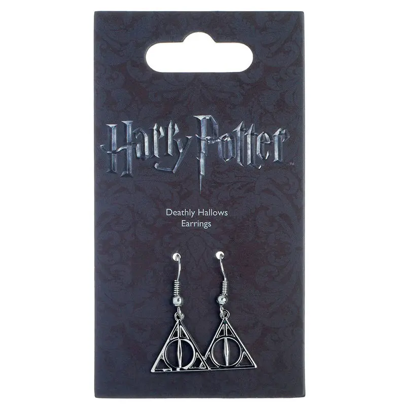 Harry Potter Ohrringe Deathly Hallows (versilbert) termékfotó