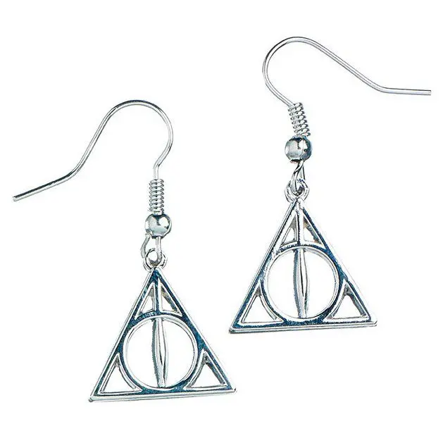 Harry Potter Ohrringe Deathly Hallows (versilbert) termékfotó