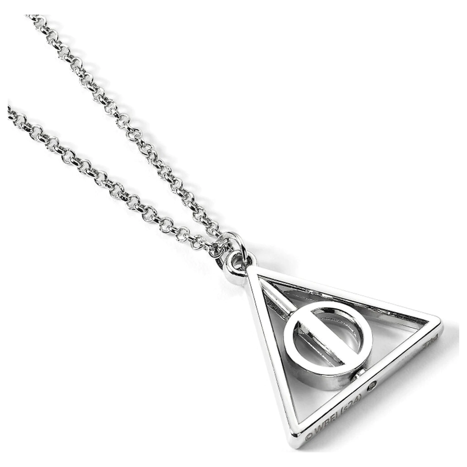 Harry Potter Deathly Hallows drehende Halskette Produktfoto
