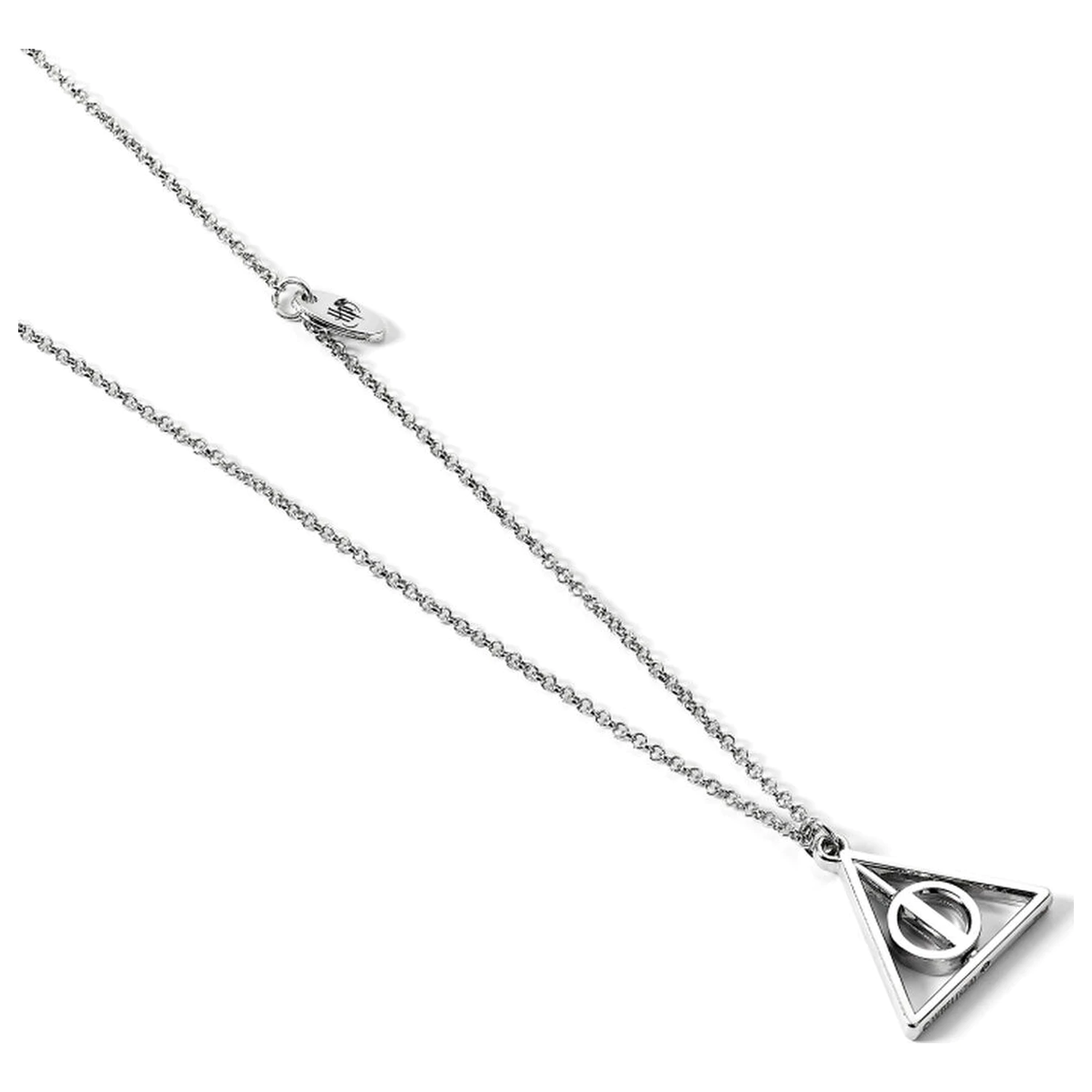 Harry Potter Deathly Hallows drehende Halskette Produktfoto