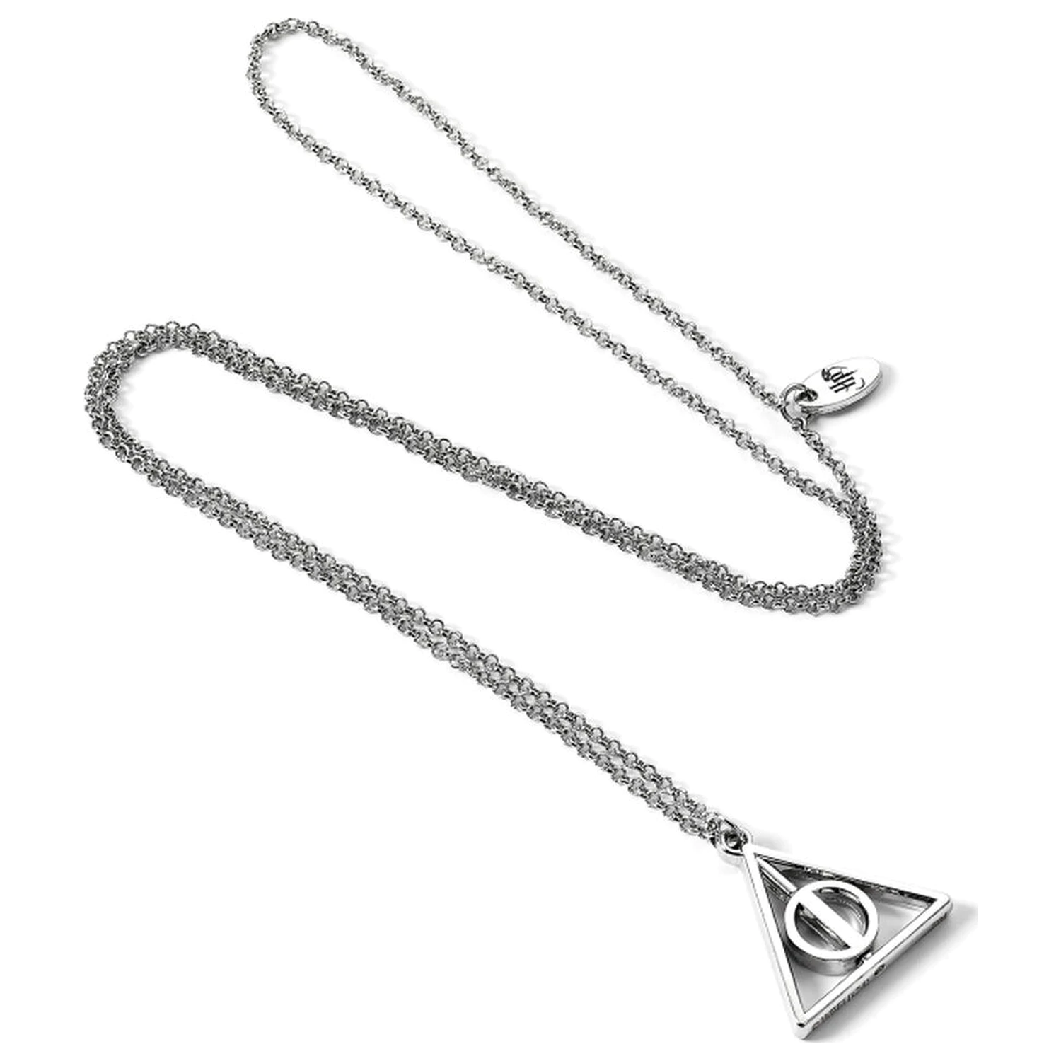 Harry Potter Deathly Hallows drehende Halskette Produktfoto