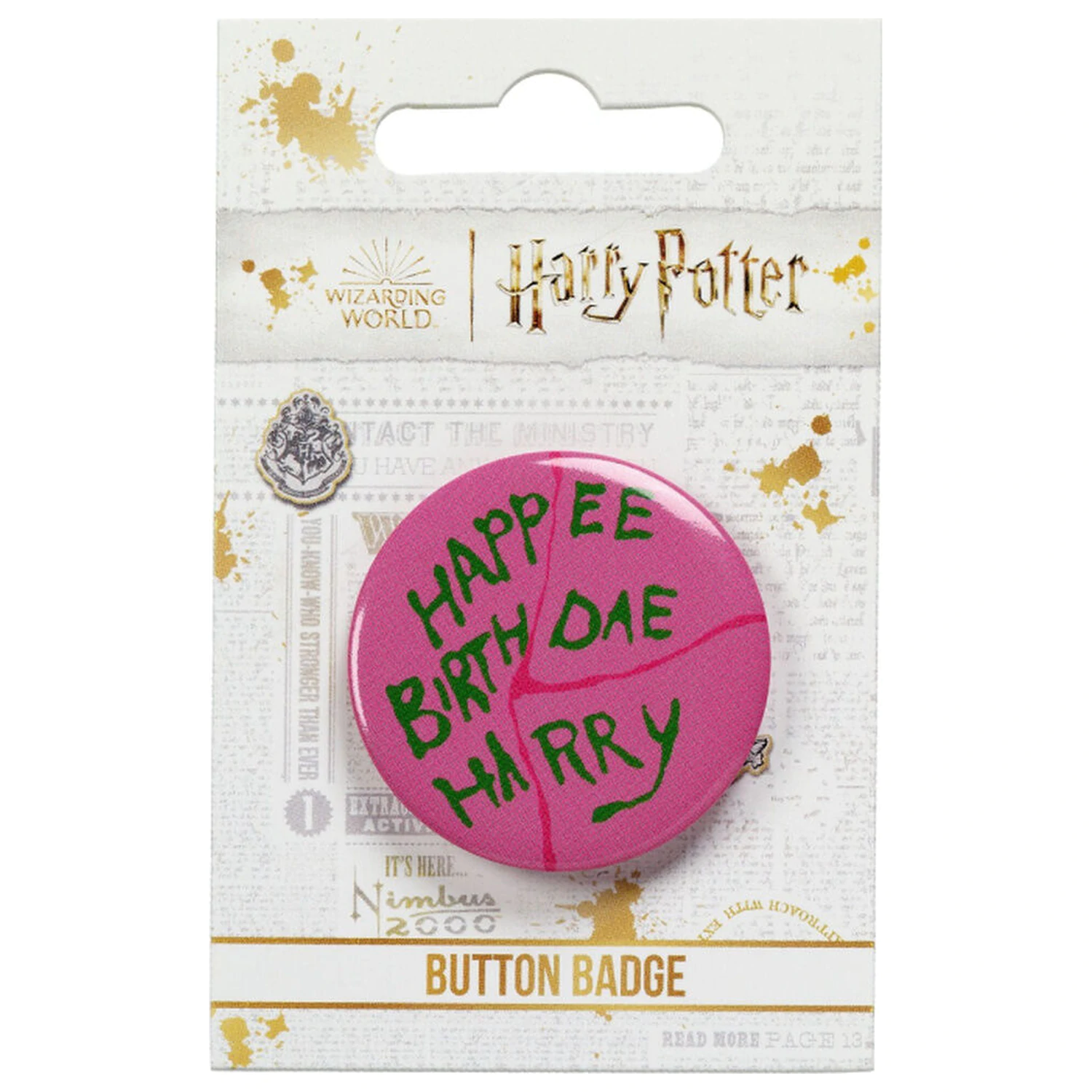 Harry Potter Happee Birthdae Cake Anstecker Produktfoto