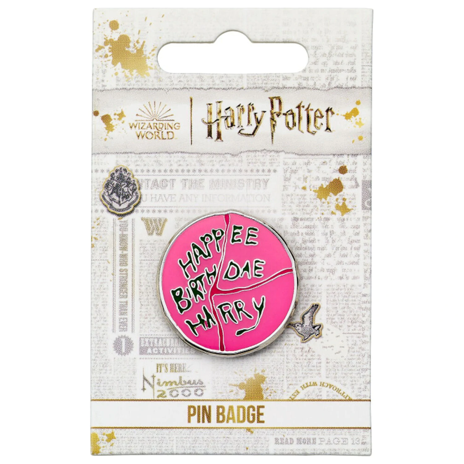 Harry Potter Happee Birthdae Harry Kuchen Pin Abzeichen Produktfoto