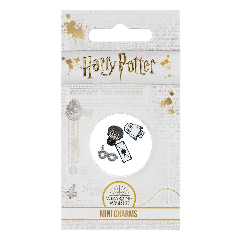 Harry Potter Mini-Anhänger 4er-Pack Harry (Versilbert) Produktfoto