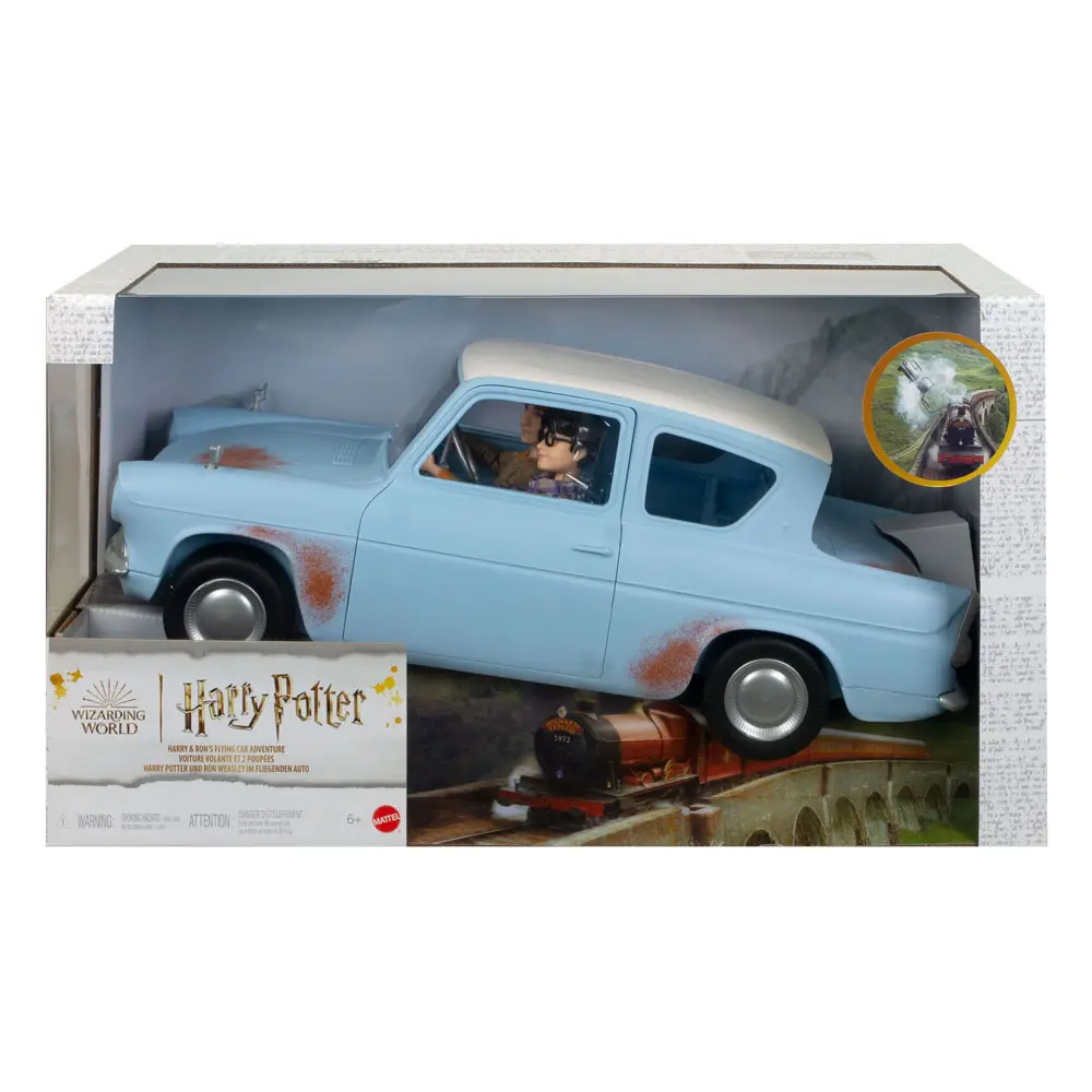 Harry Potter Playset mit Puppen Harry Potter und Ron Weasley im fliegenden Auto Produktfoto