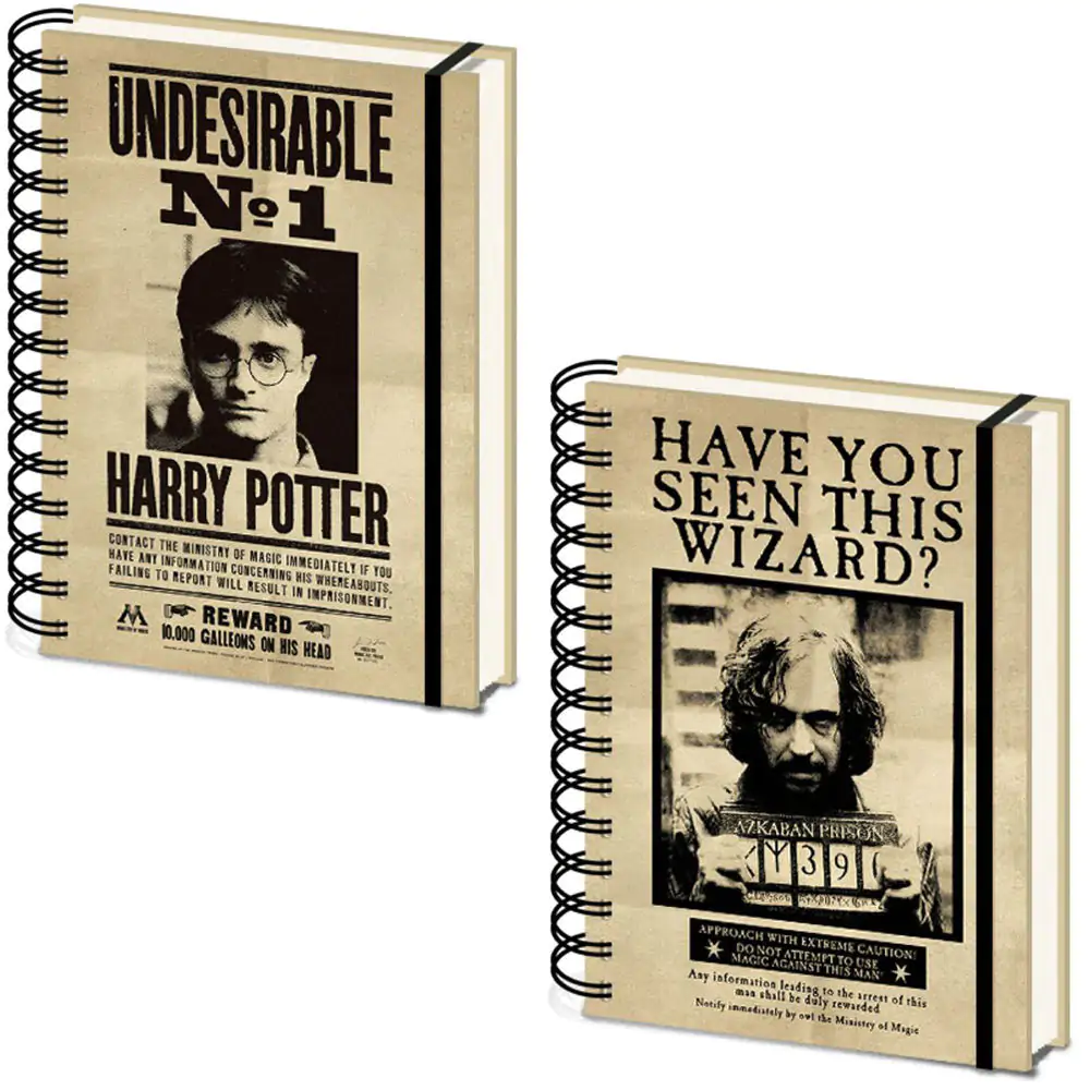 Harry Potter Harry & Sirus posters A5 Notizbuch Produktfoto