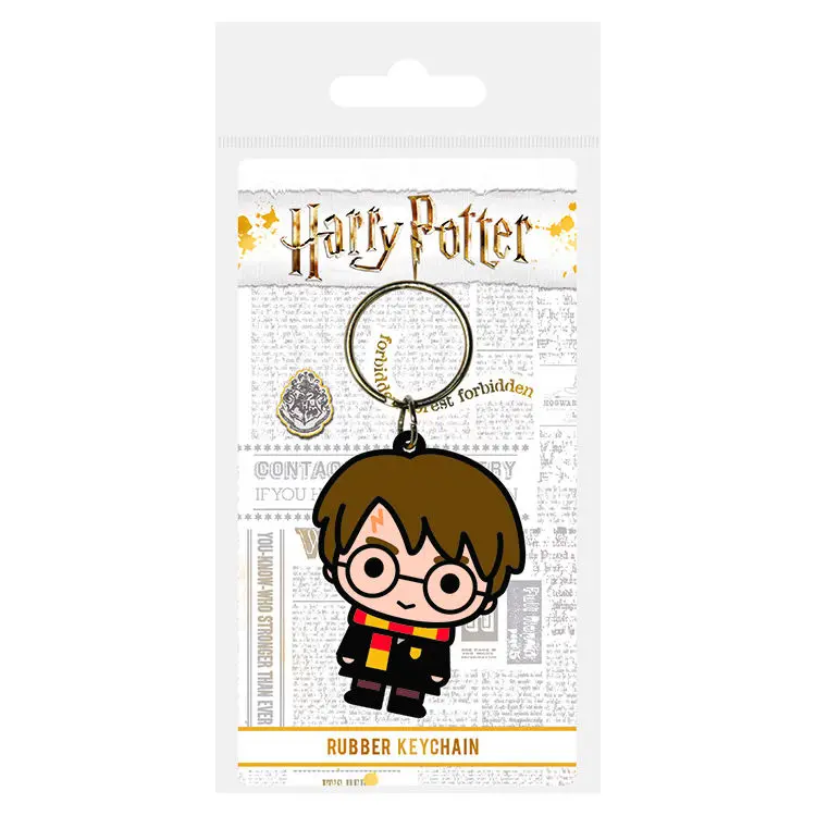 Harry Potter Gummi-Schlüsselanhänger Chibi Harry 6 cm Produktfoto