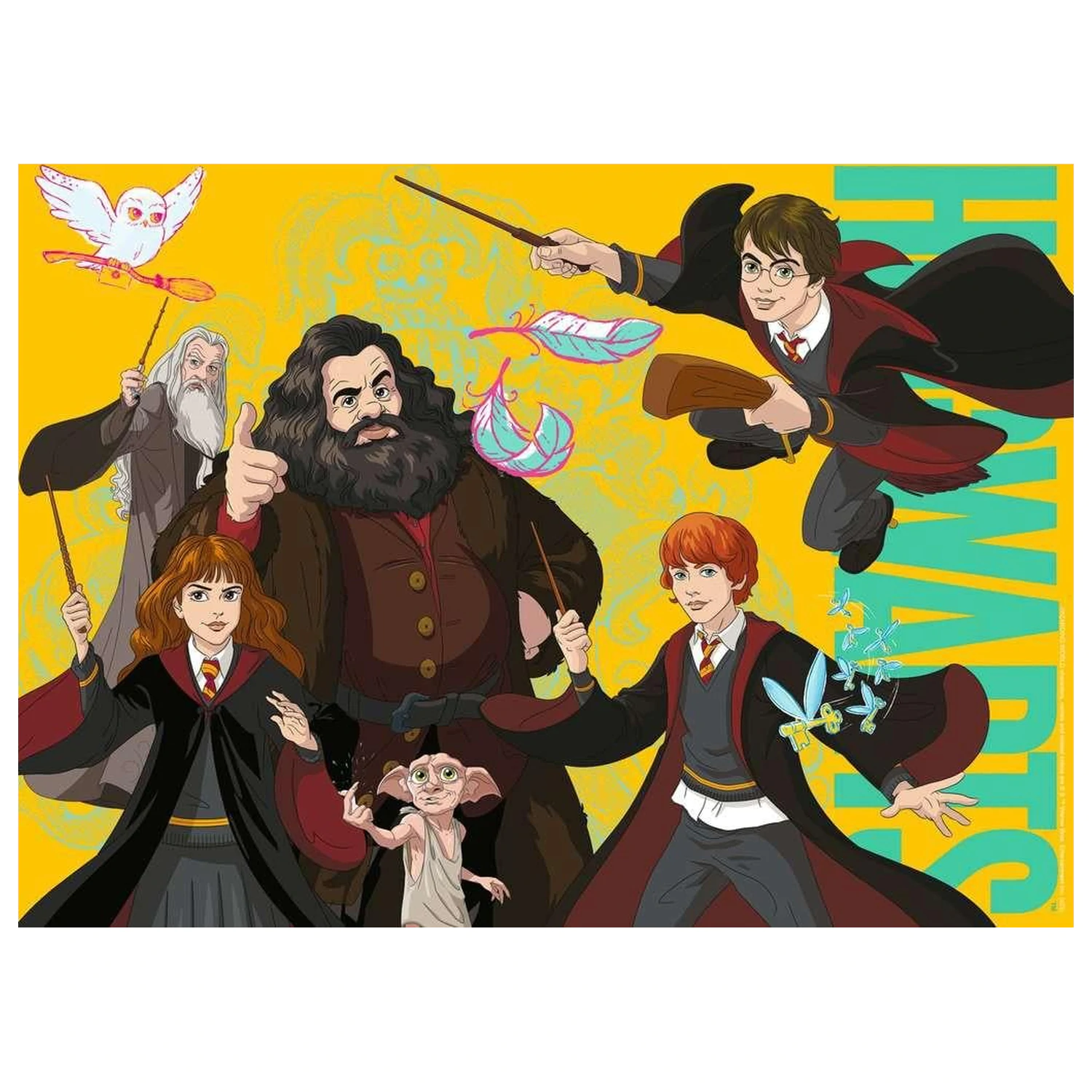 Harry Potter Harry Potter und die anderen Wizards XXL Puzzle (100 Teile) Produktfoto