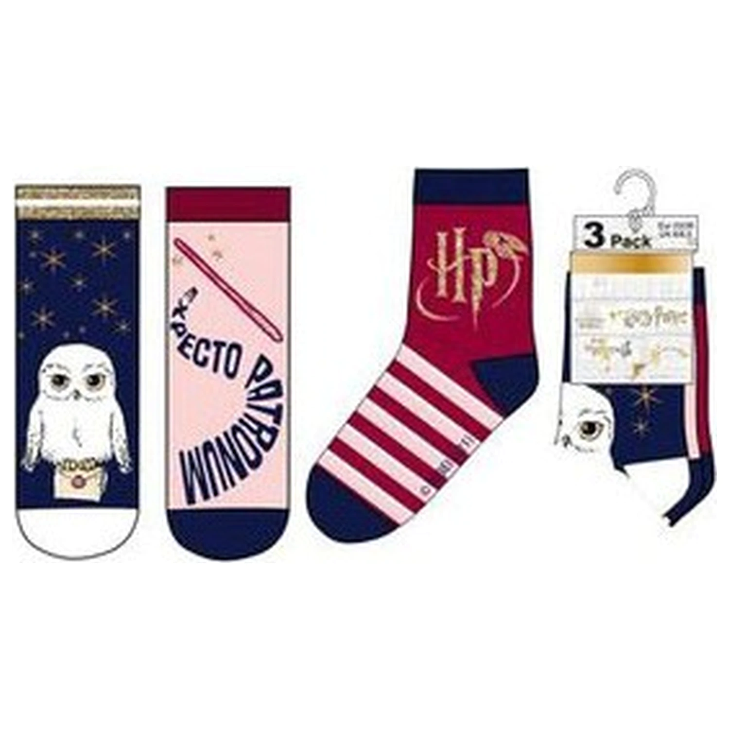 Harry Potter Hedwig Kinder Socken 23/26 Produktfoto