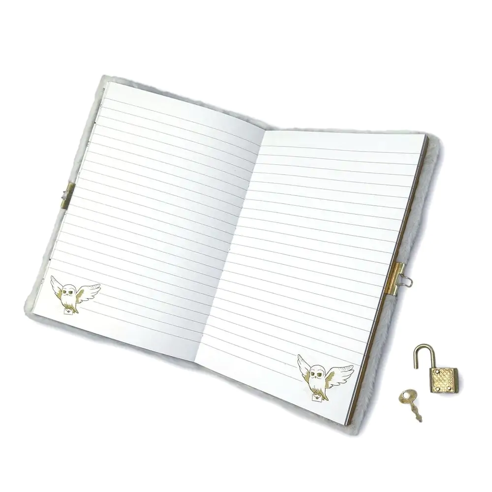 Harry Potter Hedwig A5 Plüsch Notizbuch Produktfoto