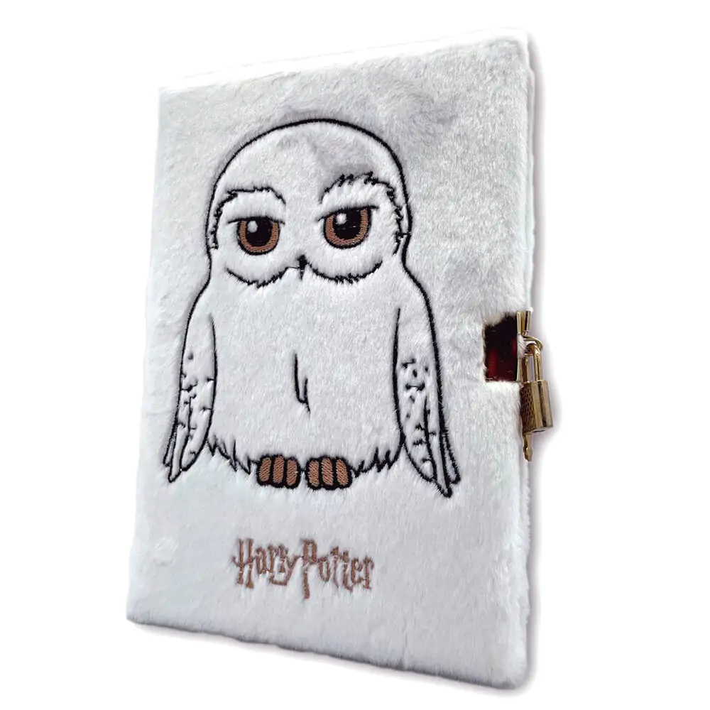 Harry Potter Hedwig A5 Plüsch Notizbuch Produktfoto