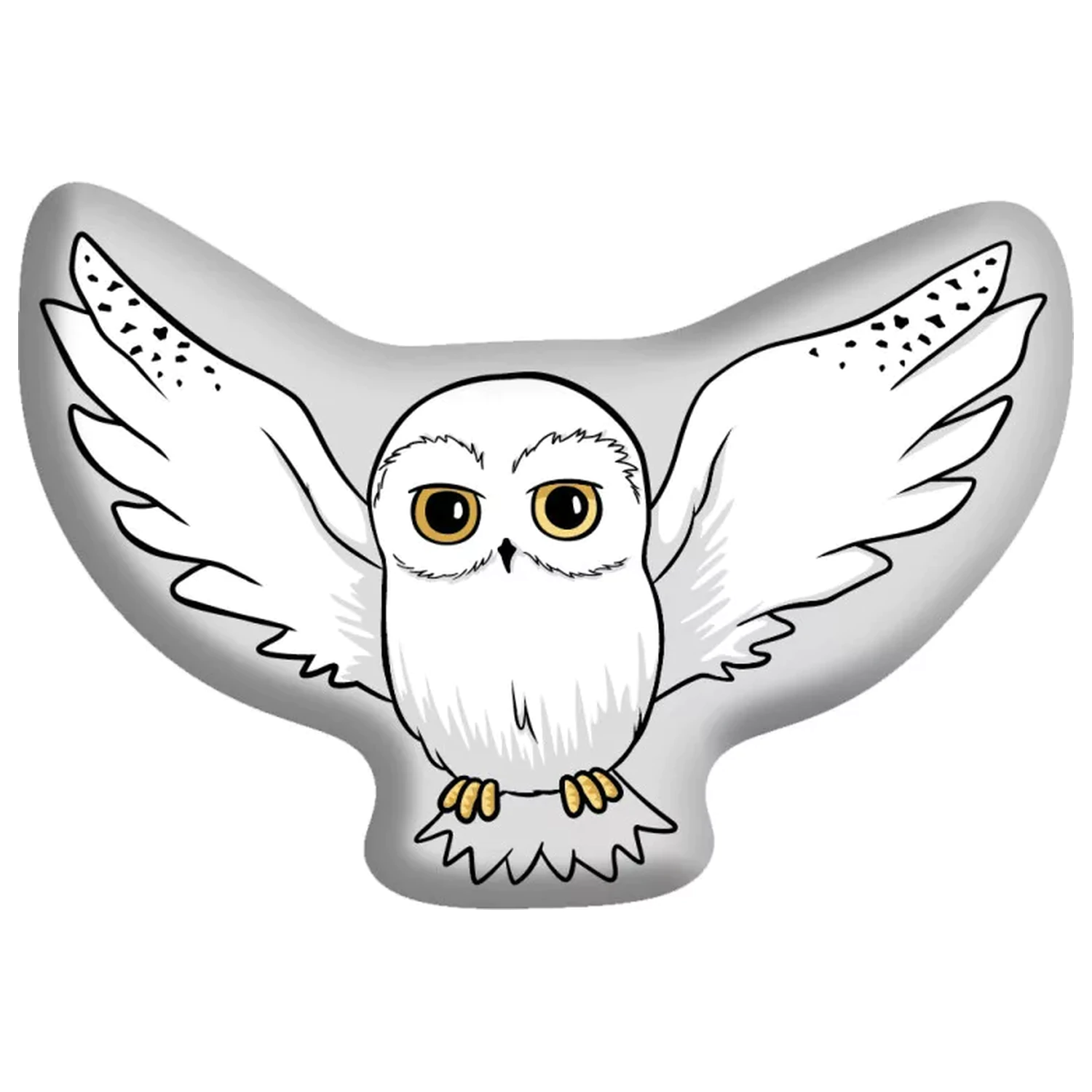 Harry Potter Hedwig Flying Geformtes Kissen, Dekokissen 43x30 cm Produktfoto
