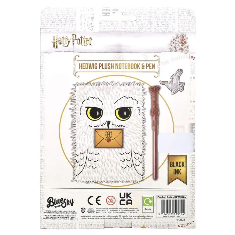 Harry Potter Hedwig Notizbuch + Kugelschreiber termékfotó