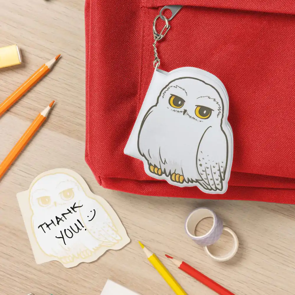 Harry Potter Schlüsselanhänger Hedwig flauschiger Notizblock Produktfoto