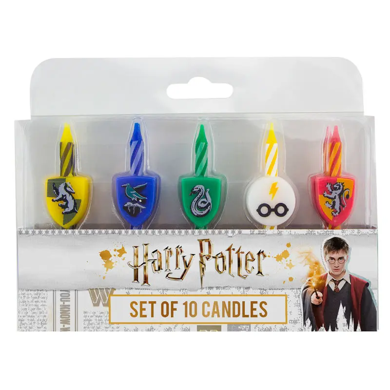 Harry Potter Kuchenkerzen 10er-Pack Logos termékfotó