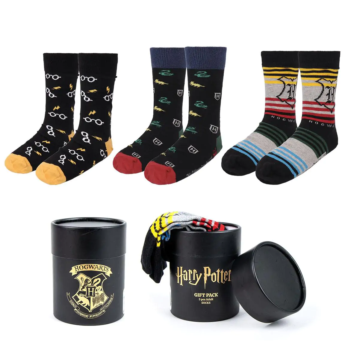 Harry Potter Socken 3er-Pack Hogwarts 38-45 termékfotó