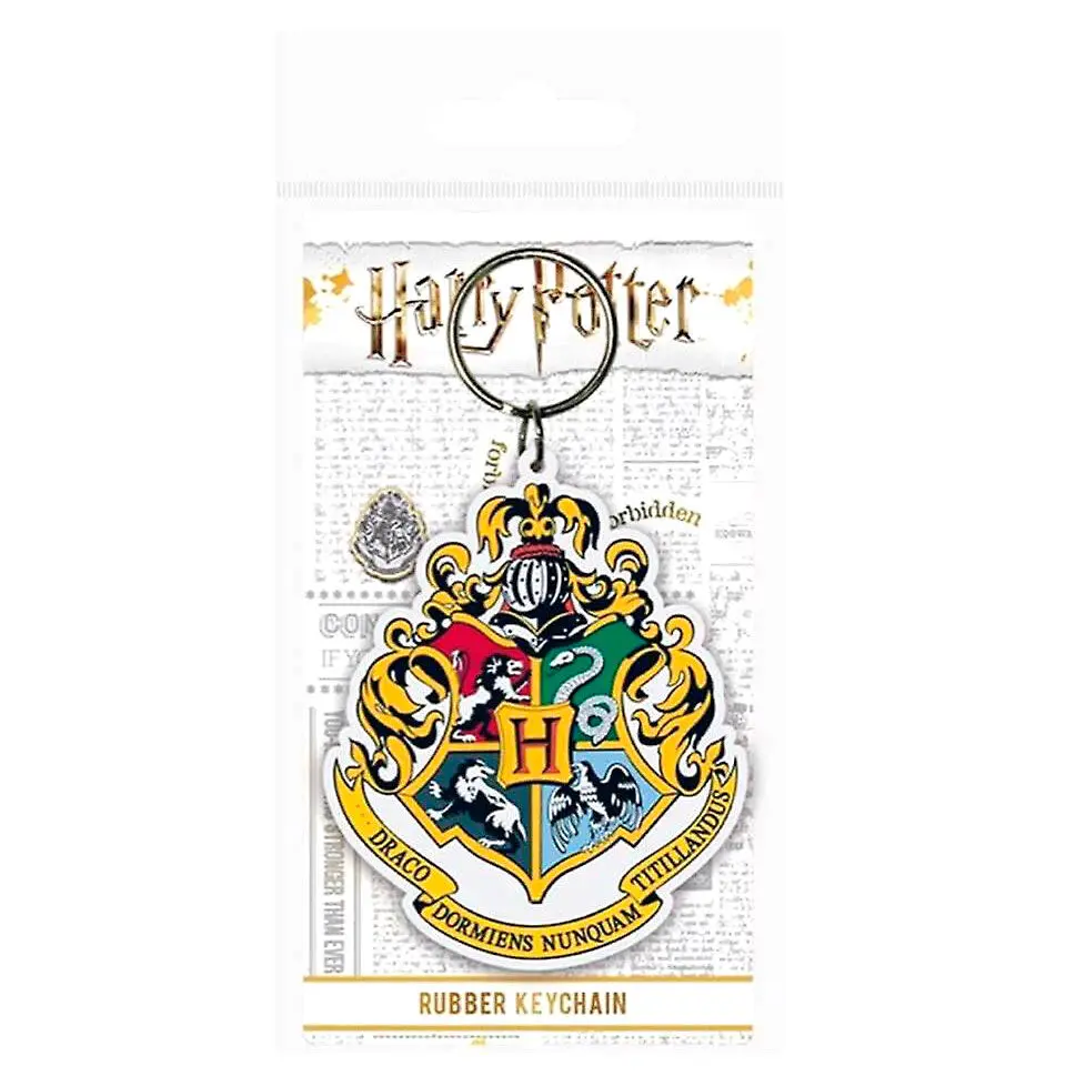 Harry Potter Gummi Schlüsselanhänger Hogwart's Crest 6 cm Produktfoto