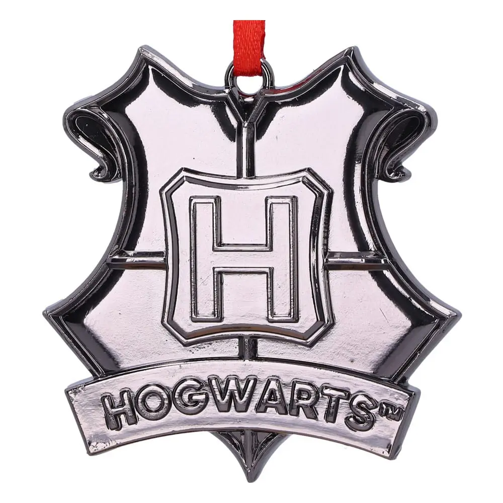 Harry Potter Christbaumanhänger Hogwarts Crest (Silver) 6 cm Produktfoto