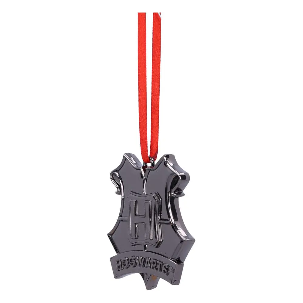 Harry Potter Christbaumanhänger Hogwarts Crest (Silver) 6 cm Produktfoto