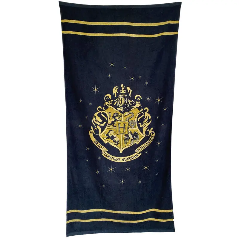 Handtuch Hogwarts Gold Wappen 150 x 75 cm Produktfoto