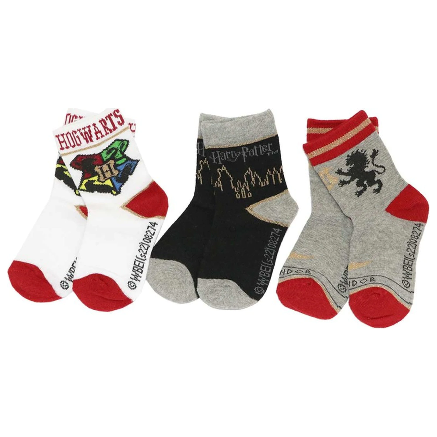 Harry Potter Hogwarts Kinder Socken 23/26 Produktfoto