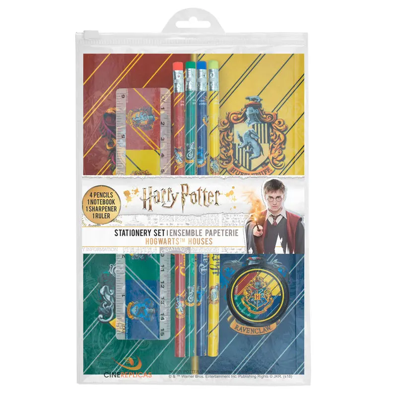 Harry Potter Schreibset 6-teilig Hogwarts Houses termékfotó