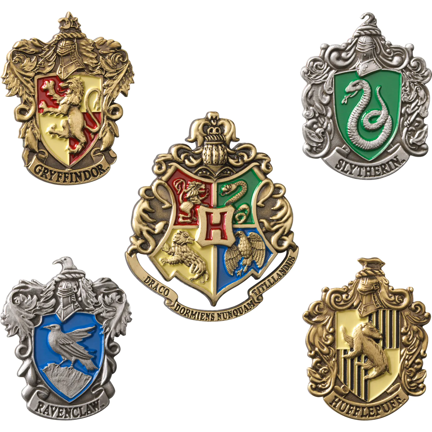 Harry Potter Pin Kollektion Hogwarts Häuser Produktfoto