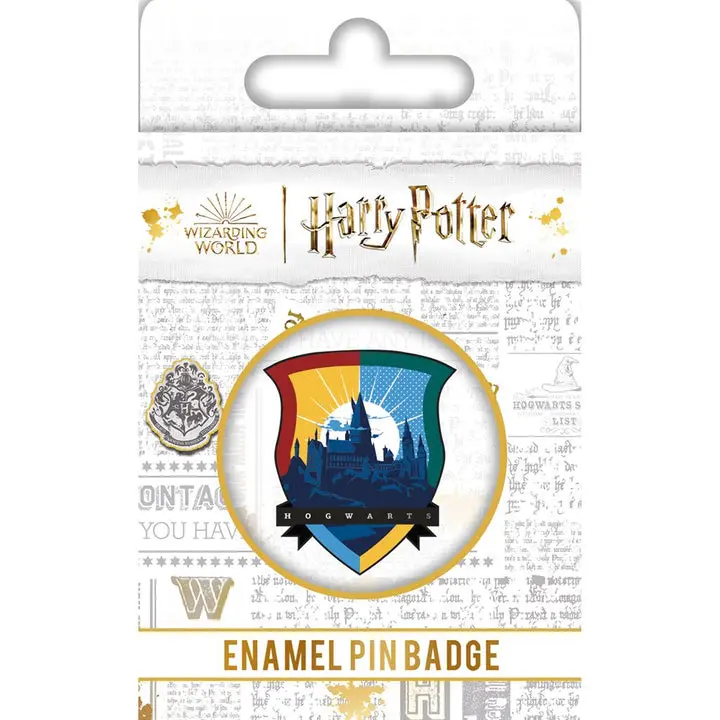 Harry Potter Emaille Ansteck-Button Hogwarts termékfotó