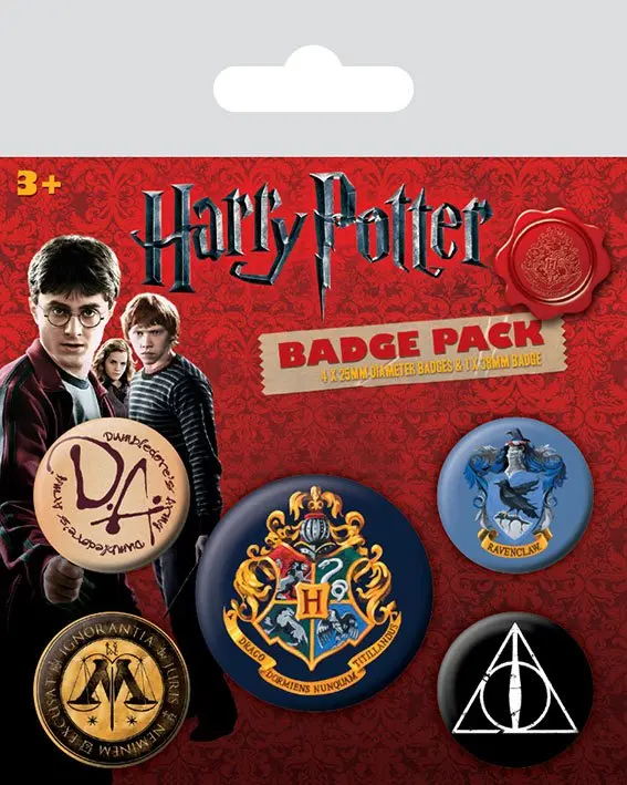 Harry Potter Ansteck-Buttons 5er-Pack Hogwarts termékfotó