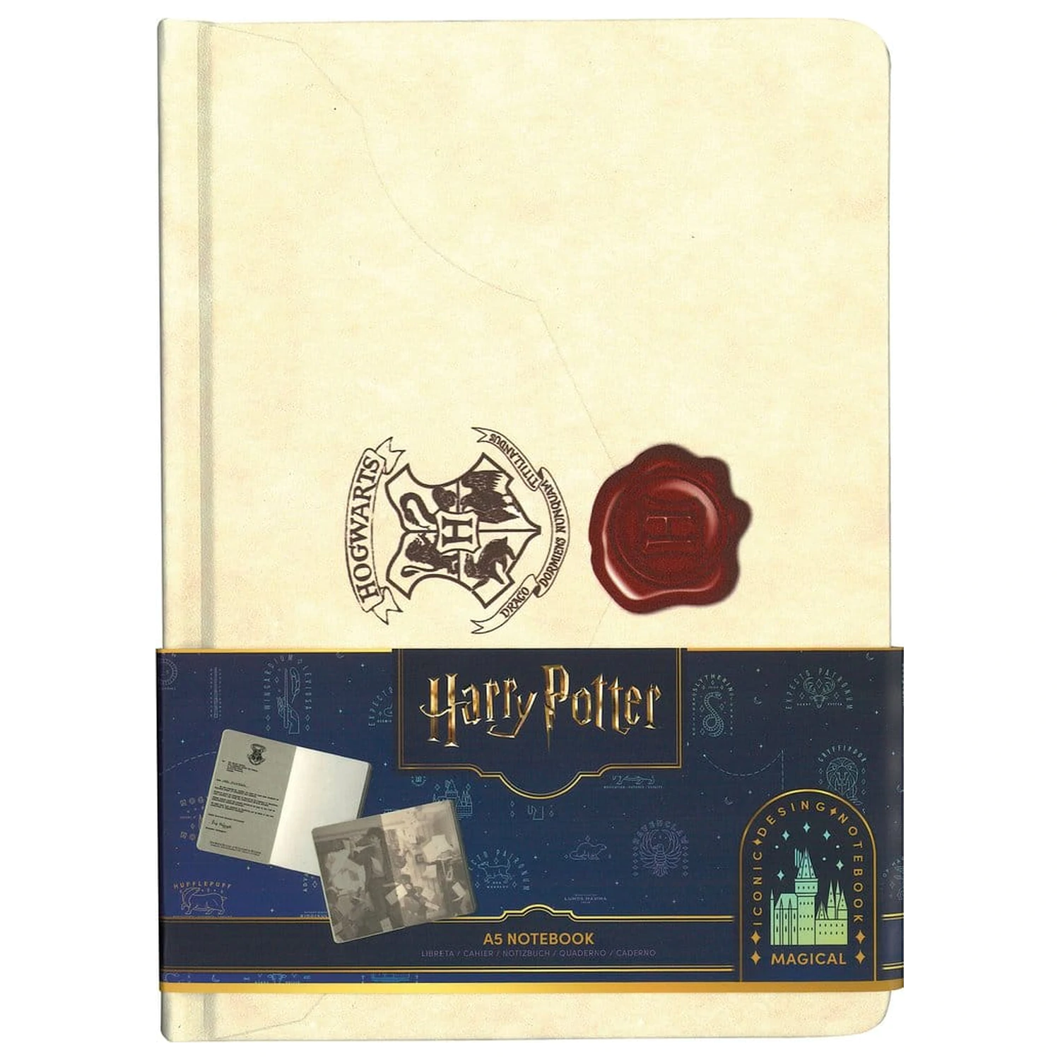 Harry Potter Hardcover Notizbuch Hogwarts Letter 21 cm Produktfoto