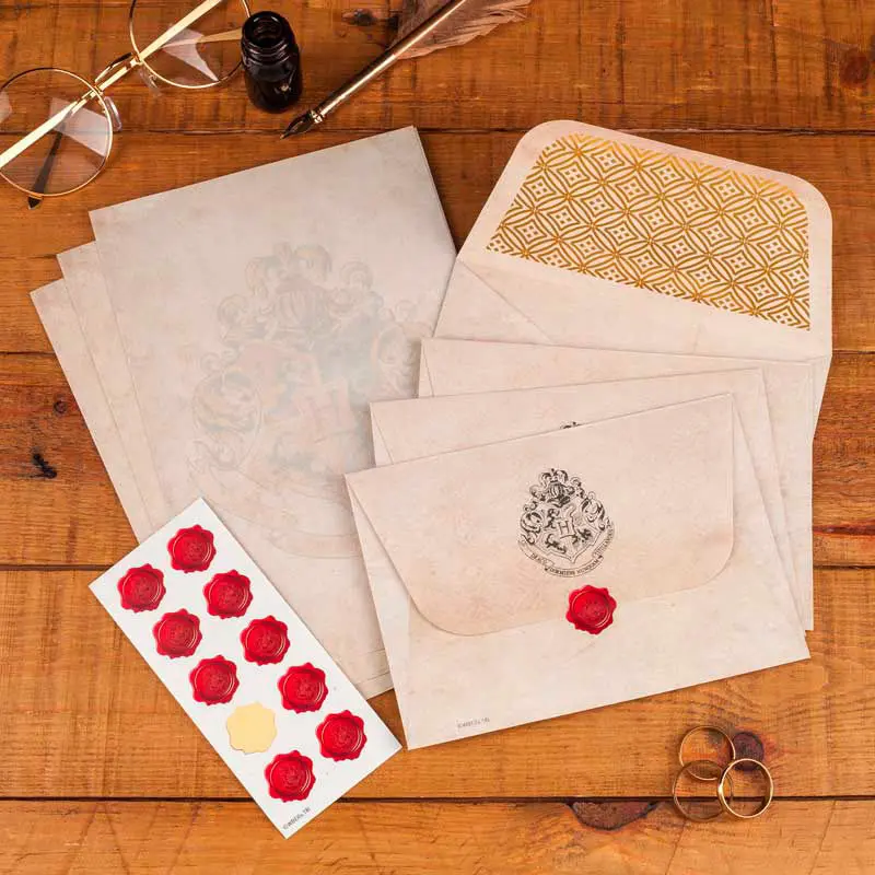 Harry Potter Briefpapier Set Hogwarts Produktfoto