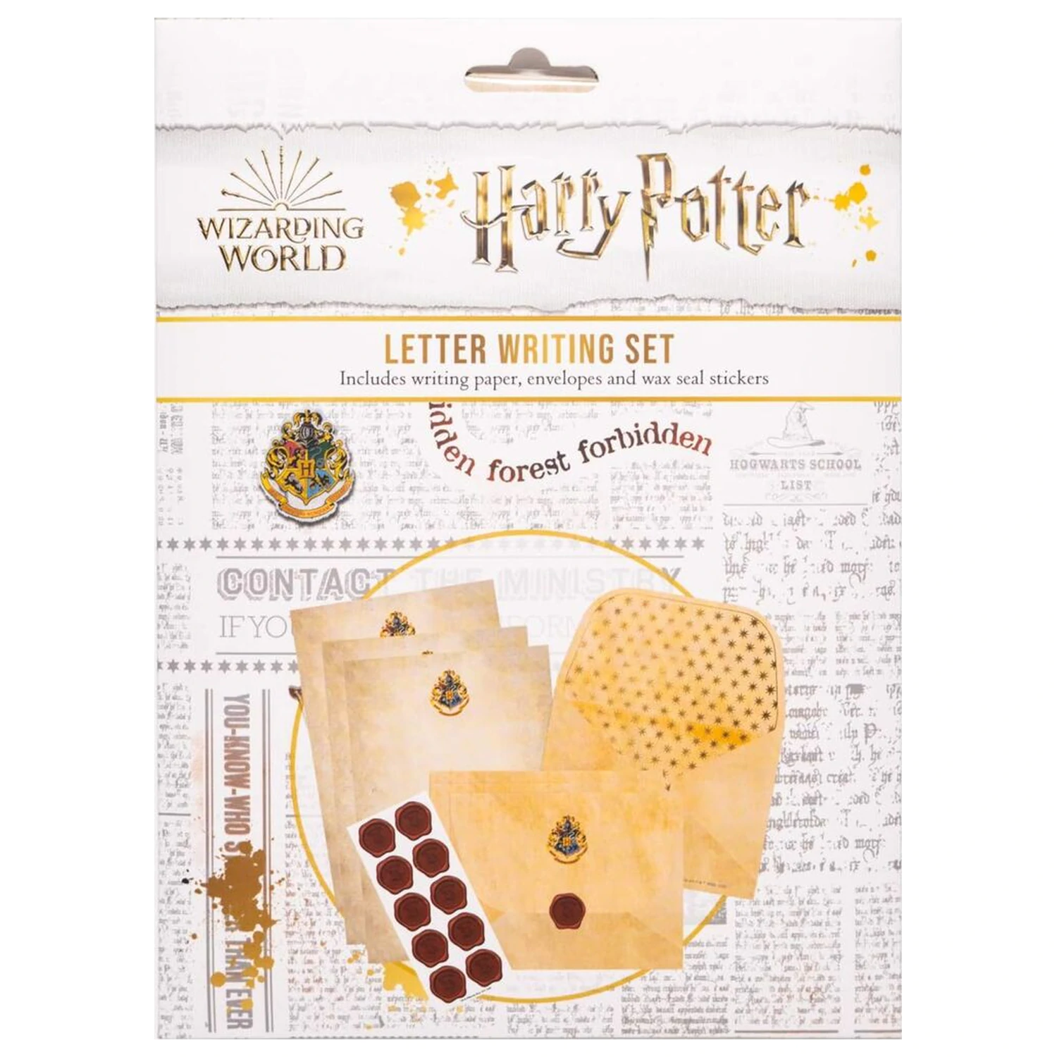 Harry Potter Briefpapier Set Hogwarts Produktfoto