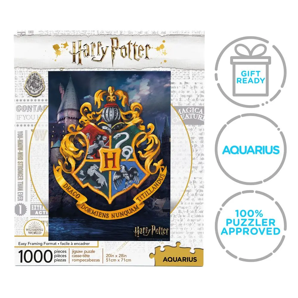 Harry Potter Puzzle Hogwarts Logo (1000 Teile) Produktfoto