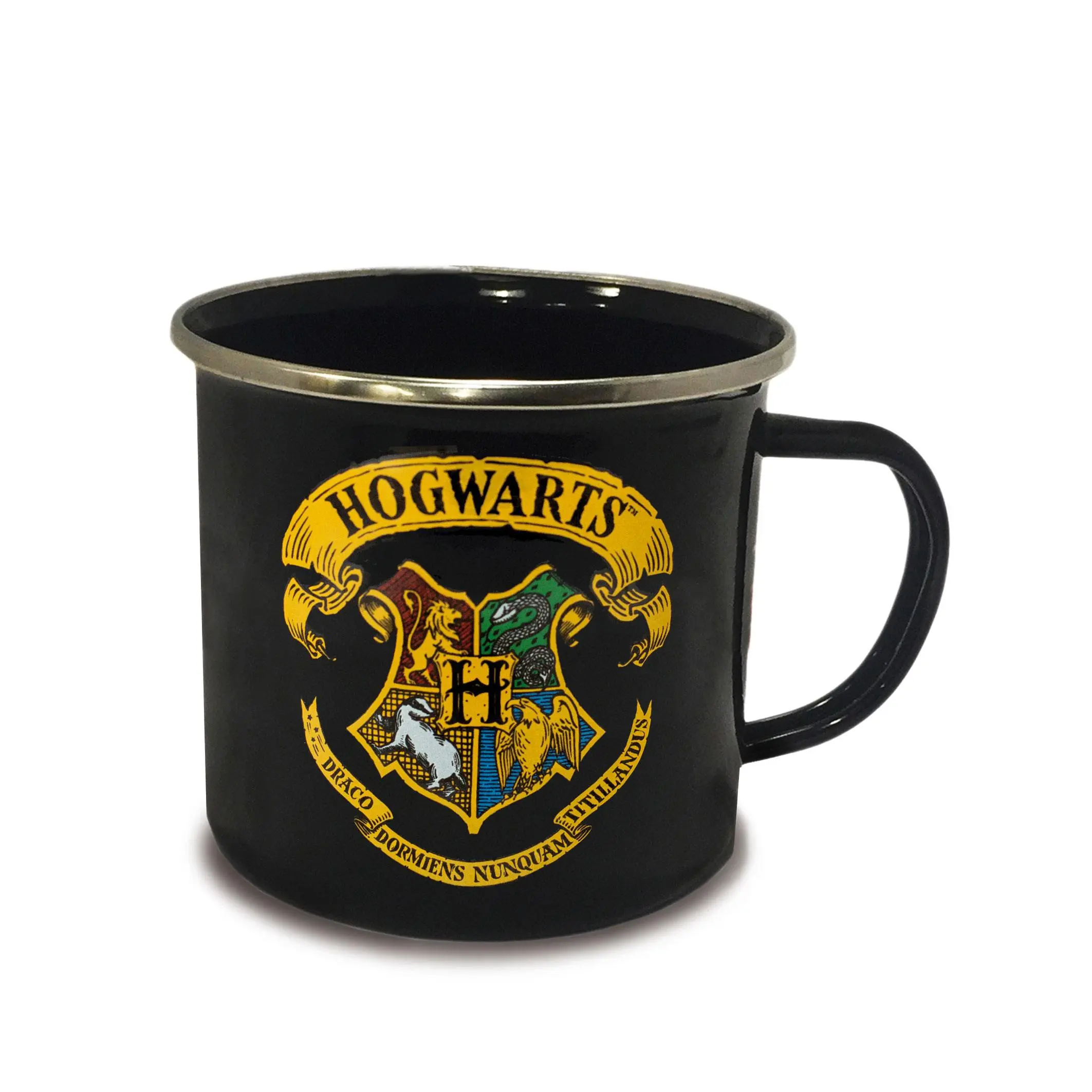 Harry Potter Enamel Tasse Hogwarts Logo Produktfoto